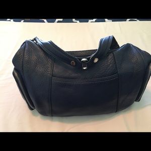 EUC Tignanello navy purse hobo style
